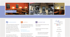 Desktop Screenshot of brasserieriviera.com